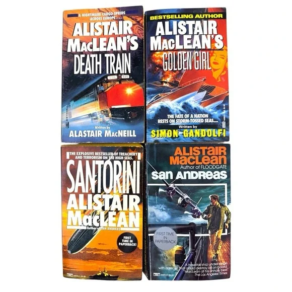 Alistair MacLean Vintage Huge Collector Lot of 28 Paperback Books